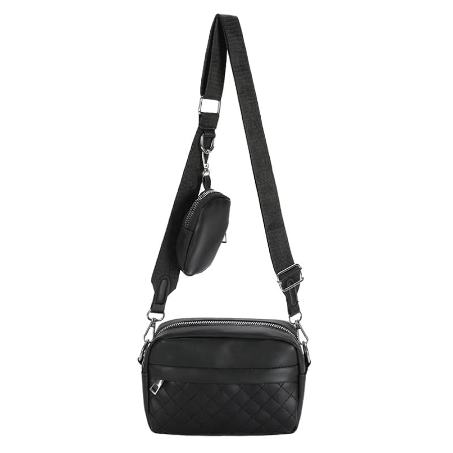 Generic Quilted Shoulder Bag for Women Classic Crossbody Bag
