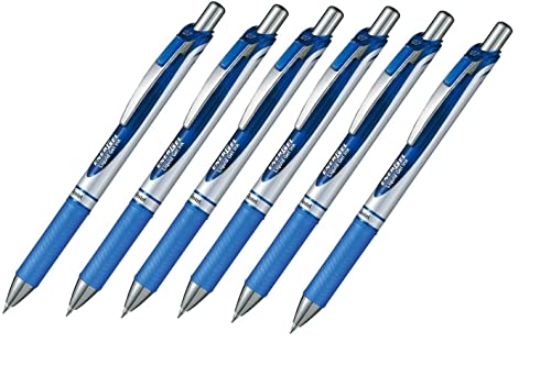 Bolígrafo Pentel EnerGel Deluxe RTX Retráctil Azul x6 miniatura 1