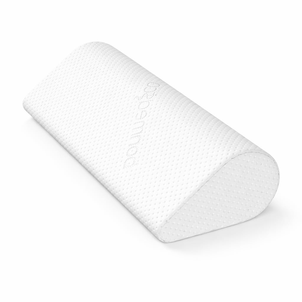 bonmedico Nackenkissen Memory Foam – Extra weich & bequem für besseren Schlaf – 12x20x50 cm Nackenrolle – waschbarer Bezug, ergonomisches Schlafkissen