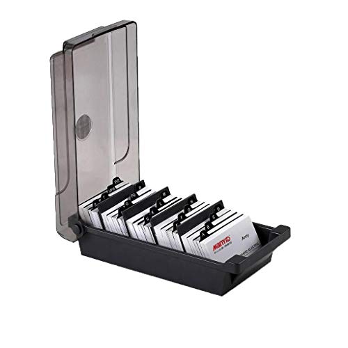 LOVIVER Capacidade: 500 Cartões Armazenamento De Arquivos De Caixa De Cartão De Índice De Suprimento