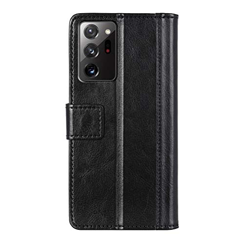 UKDANDANWEI Capa para Galaxy Note 20 Ultra, elegante capa flip de couro PU com compartimentos para c