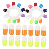 [KONTONTY] 100個レジン耳ピン 半シミュレーションカプセルアクセサリー ランダムカラー 耳飾り素材