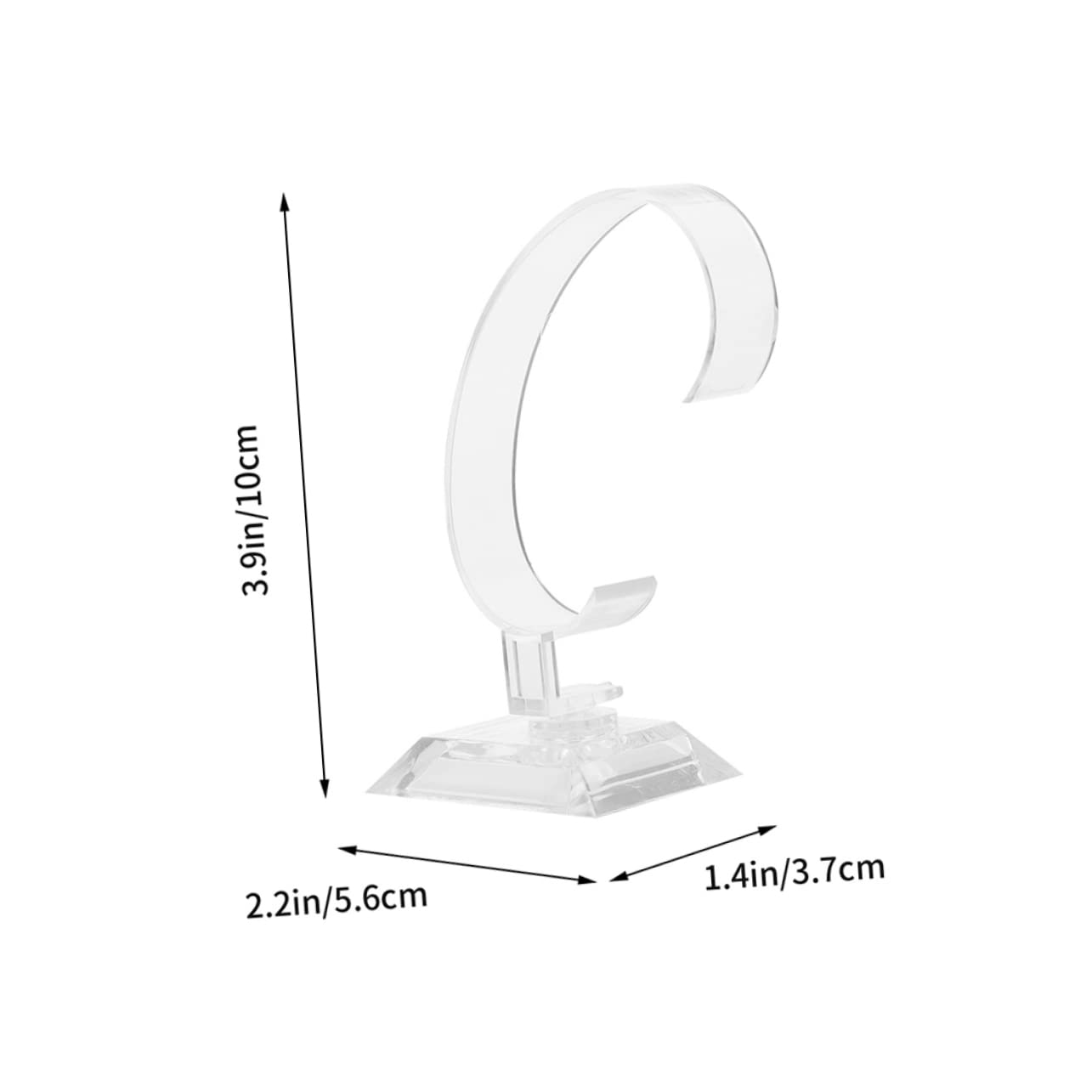 COLLBATH 10 Pcs Plastic Jewelry Racks Bracelet Display Stands for Watches Compact Showcase Holders for Home Office Retail Use
