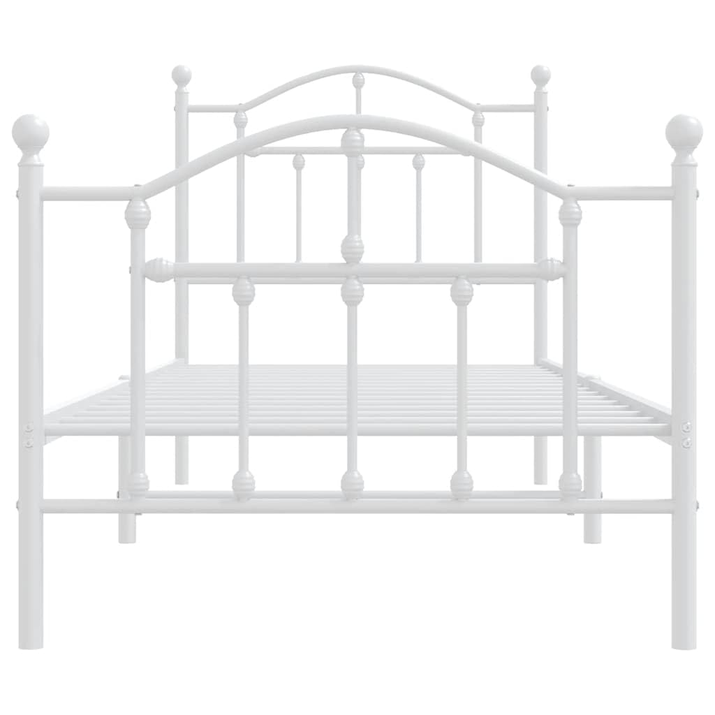 Bedframe met lade met opslag Wit 90 x 190 cm Geconstrueerd hout