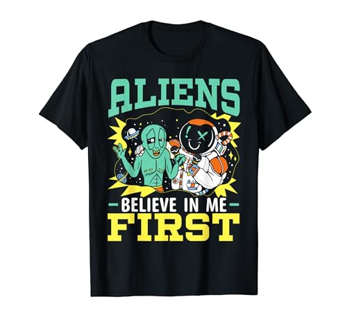 Alien Lover Extraterrestre Essere UFO Fantascienza Maglietta