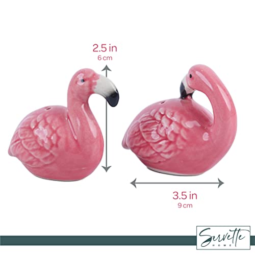 Ceramic Bird Salt And Pepper Shaker Collectors Kitchen Décor - Flamingo #TOP4