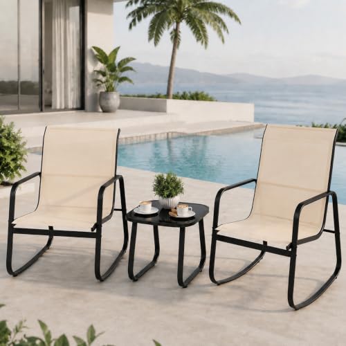DWVO 3 Piece Patio Furniture Set, Durable...