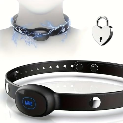 Guspiun Elektrische Schock Kragen Fetisch APP Intelligenter Control Kragen BDSM Slave Cosplay Paare Flirt Sex Toys SM Sex Halsbänder Schloss Sex Spielzeug für die Männer Frauen