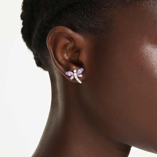 Image of Swarovski x Ariana Grande Collection, Mixed Cuts, Dragonfly, Rhodium Plated