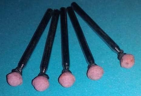 ABRASIVE MOUNTED POINT B 123 PINK 3mm SHANK PACK OF 20 No.