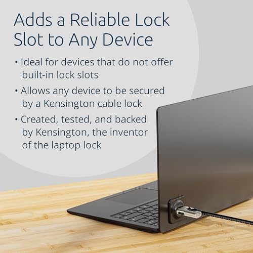 Image of Kensington Computer Lock Adapter Kit - Lock and Adhesive Adapter K60206WW