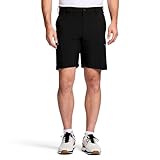 Izod Men's Golf Swing Flex Stretch Cargo Short, Classic Black, 34