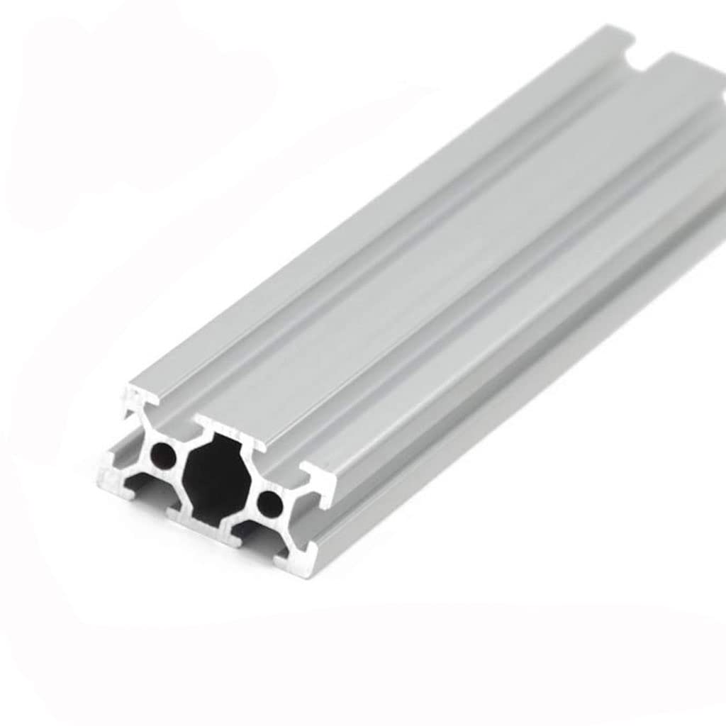 Profilé d'extrusion d'aluminium 2040, Longueur 100 mm-1200 mm, Norme européenne anodisée, pour pièces d'imprimante 3D CNC (Taille : 600 mm)