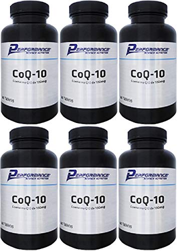 Coenzima Q10 Coq10 100 mg Performance Nutrition 60 Tab Kit 6 Und