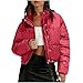 GOHRSHA Womens Puffer Coat Women's Thick Puffer Coat Quilted Zip Up Warm Jacket for All-Day Comfy Outdoor Travel