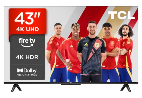 TCL 43PF650, 43' 4K UHD Smart TV, Fire TV (Dolby Vision, Dolby Atmos...