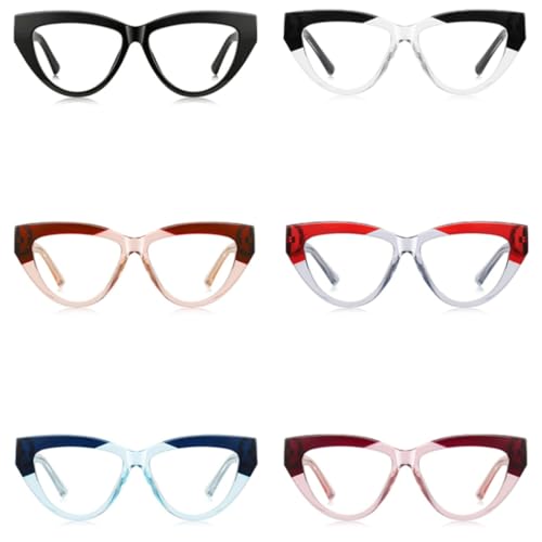Lunettes œil de chat femme acétate TR90 légères sans pression nez - 7