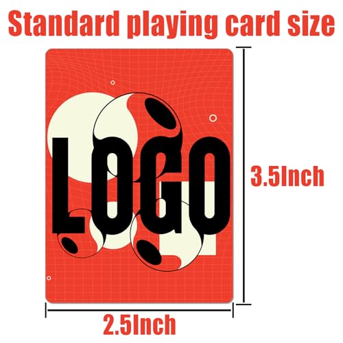 10 barajas personalizadas con logo para promoción corporativa miniatura 4