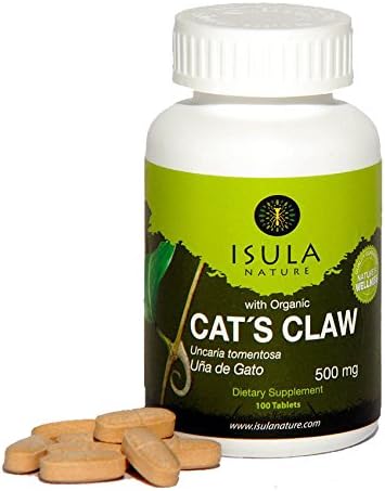 New Cat’s Claw 500mg X 100 Tablets - Herbal Supplement by Isula Nature