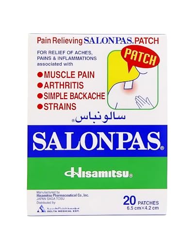 Foresco Salon Pas Pain Relieving Patch (Original In Japan) 20 Patches 6.5 X 4.2 Cm