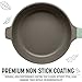 Goodful All-in-One Pan, Multilayer Nonstick, High-Performance Cast Construction, Multipurpose Design Replaces Multiple Pots and Pans, Dishwasher Safe Cookware, 11-Inch, 4.4-Quart Capacity, Sage Green