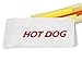 Produktbild 2000 Hot Dog Beutel Hotdog Taschen Anfasser 9x21cm Pergamentersatz Papier Fettdicht mit "Hot Dog" Aufdruck - Inkl. VerpG inD