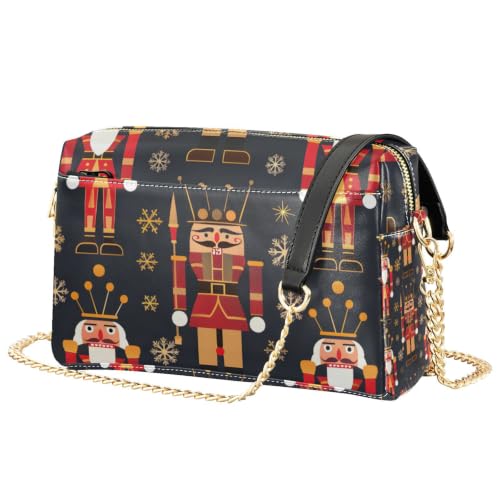 Sac à bandoulière en cuir PU d'une finition dorée remarquable