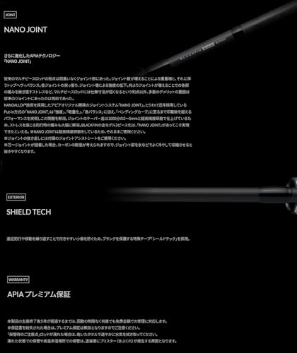 アピア ブラックフィン EXIII BELLATOR S103MH