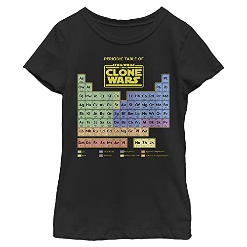 Star Wars Clone Wars haut fille XS noir pour éviter les vêtements fragiles