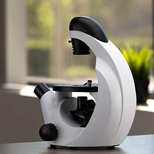 IQCrew IN50C-PS25-WM STEM Science Discovery 40X-500X Inverted Microscope with 25 Prepared Slides, and Microscope Book for Students and Kids 2 41UwvACkIdL