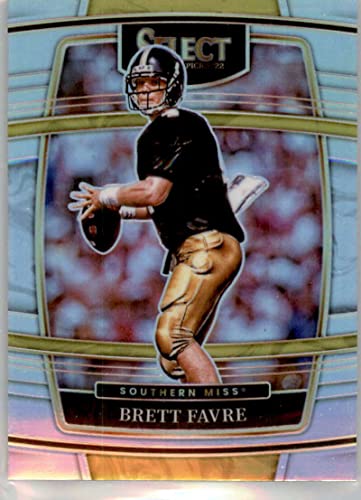 2022 Panini Select Draft Picks Silver Prizm #51 Brett Favre Southern Miss Golden Eagles Concourse Official NCAA Football Trading Card in Raw (NM or Better) Condition