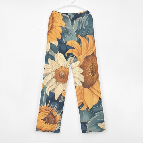 Sunflower PatternChildren's Casual Pajamas140CM2