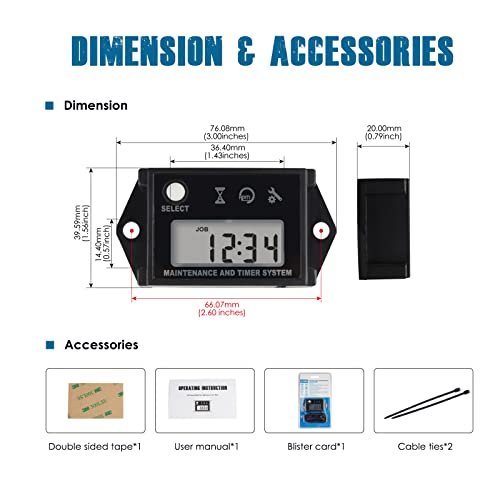 Contagiri digitale con contapassi Runleader