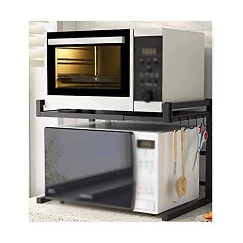 Étagère pour micro-ondes comptoir meuble de rangement acier stable