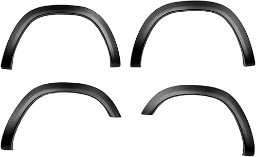 Miniatura 2 de FREEMOTOR802 Compatible con guardabarros Dodge Ram 1500 2019-2023, protector de cubierta de rueda de camión de polipropileno negro texturizado