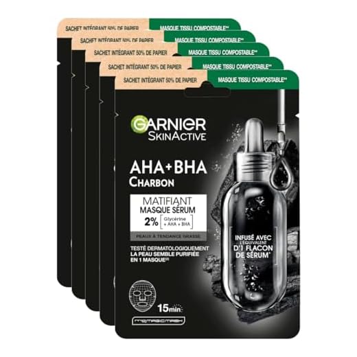 Garnier Maschera in Tessuto Skin Active Pure Charcoal