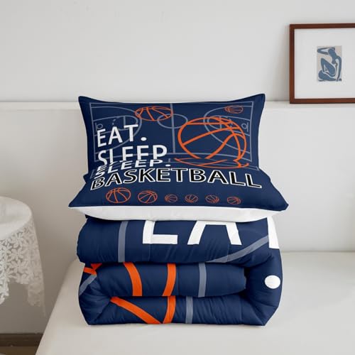 Image of Feelyou Basketball Bedding Set Queen Size for Kids