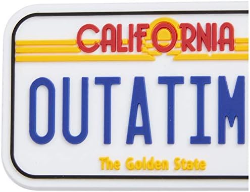 Pyramid International RK38572C Back to the future keychain ( license plate ) , Multi-Colour, 4.5 x 6 x 1.3 cm