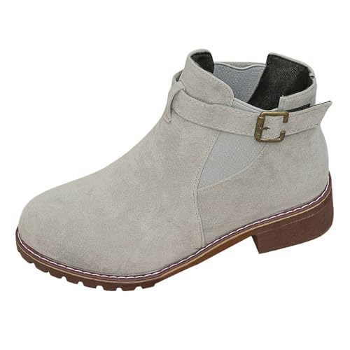 Générique Bottines Femme Cuir Bottines Femme Pieds Larges Décontracté Et Élégant Plate Souple Imperméable Bottine A Lacet Chaudes Extérieur Boots Noir...