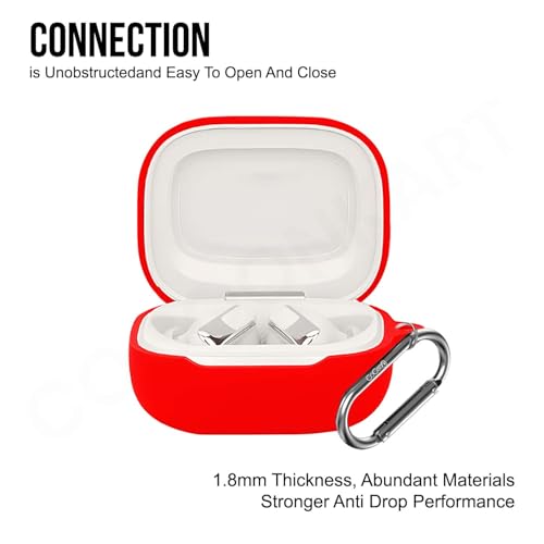 Image of Soft Silicone Case Cover for JBLL Live Beam 3 | Live Flex 3 | Live Buds 3 (Red)