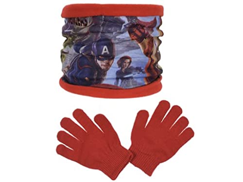 Marvel Loop Snood - Bufanda con diseño de redecilla, color rojo,