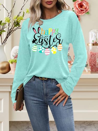 Image of Ithalt Easter Shirts for Women He is Risen Tshirt Easter Christian T-Shirt Jesus Lover Short Sleeve Tops
