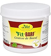 cdVet Fit-BARF Rinderfett 500 ml - BARF Nahrungsergänzung mit reinem Rinderfett zur Gesundheit vo...