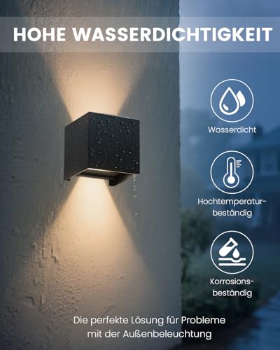 Applique murale extérieure LED pour illuminer vos soirées de terrasse