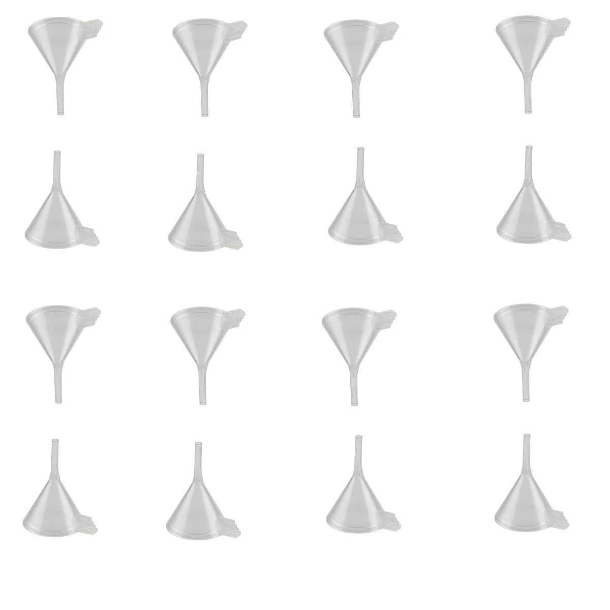 Mini Clear Funnel 10-Pcs Narrow Neck Perfume Funnel Polyethylene Small  Funnel Kitchen Use Plastic Funnels for Lab, Water Bottle,  Powder,Capsule,Oils