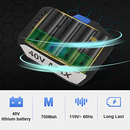 mrliance Battery Power Washer, Portable Power Washer Cleaner ,Cordless Pressure Washer Surface Cleaner, 40V Power Electric Pressure Washer with Accessories Kit Battery and Charger Included