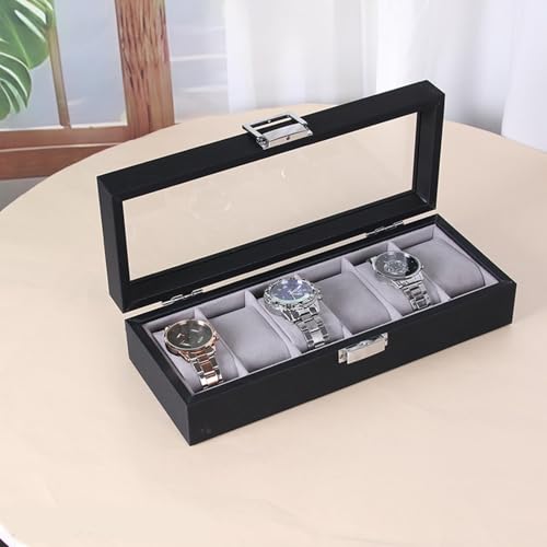 Rangement élégant pour montres et bijoux en bois précieux - 8