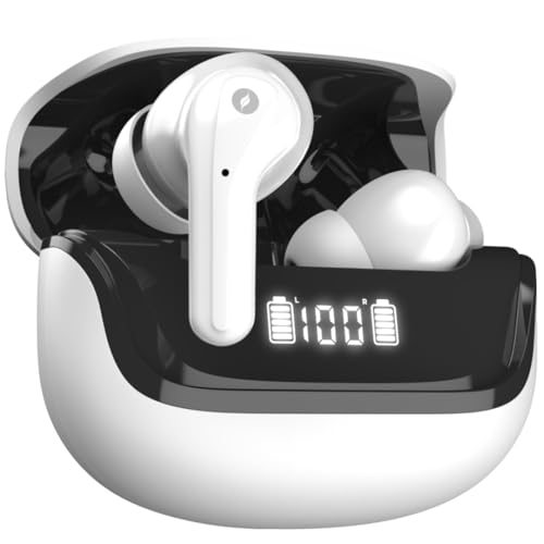 Image of Leaf Buds X214 True Wireless Earbuds AI Sound App, 40H Playtime, AI ENC, HD Calling, 2 EQ Modes, Fast Charging(10min=210min), 13mm Driver with Deep Bass, Bluetooth v5.4 TWS (Yin Yang)