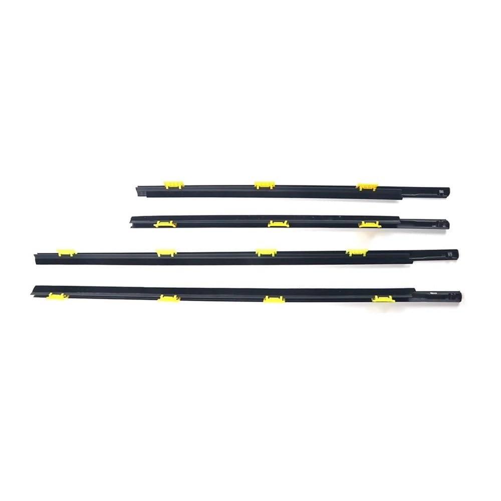 Syxlsjw One Color Sealing Strip 4Pcs Car Outer Door Windows Rubber Weatherstrip For Honda For Cr-V 2002-2006 Waterproof Pressure Sealing Strip