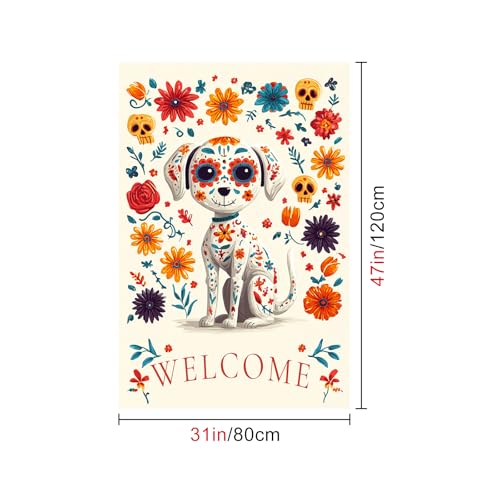 Película decorativa Halloween Día de Muertos 31x47 pulgadas miniatura 5